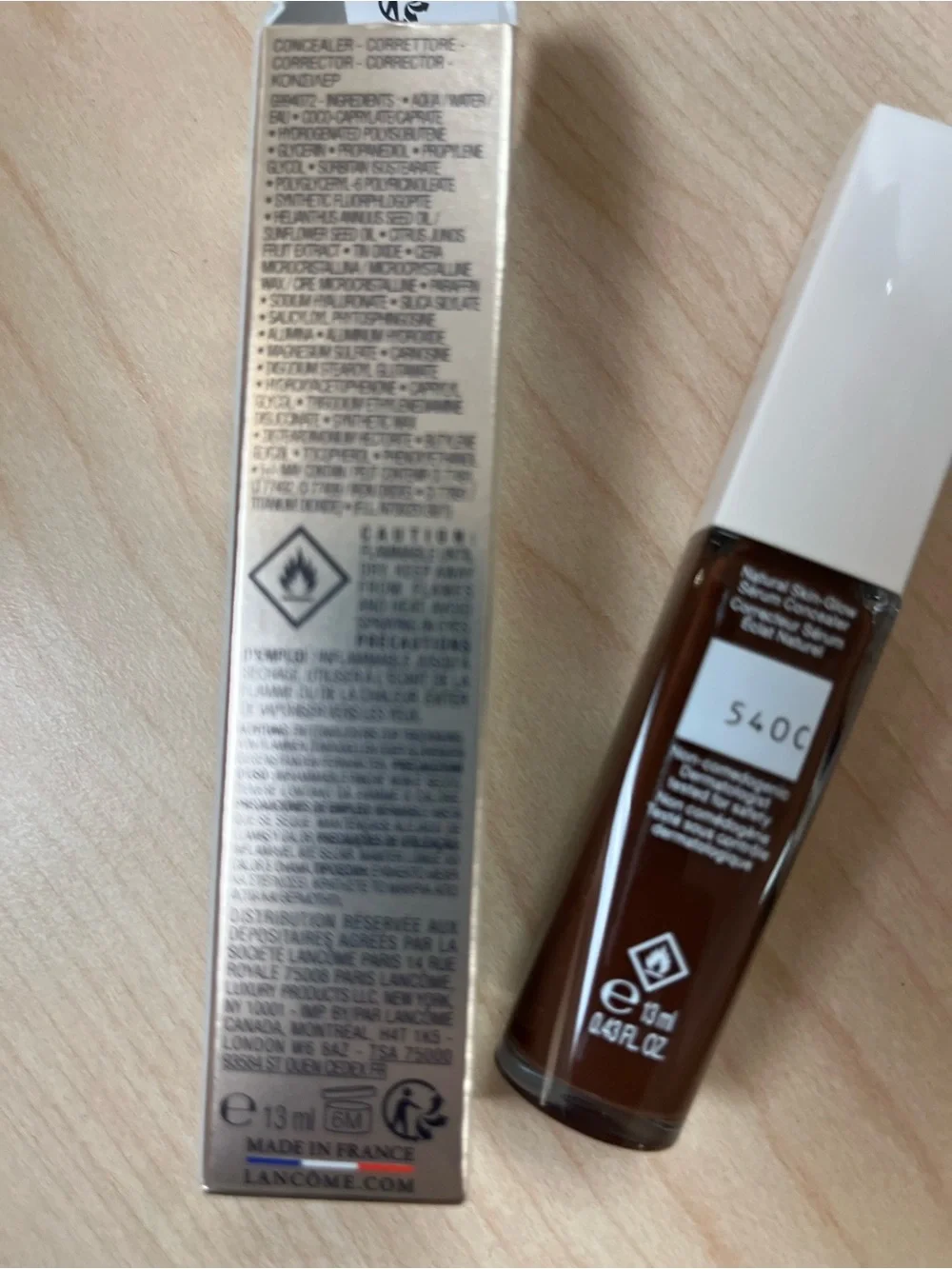 Lancome Teint Idole Ultra Wear Care & Glow Serum Concealer ~0.43 fl oz 540C